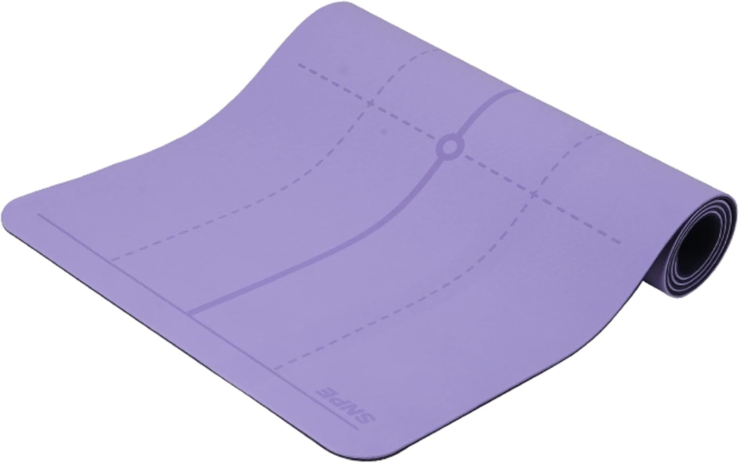 Non-Slip Yoga Mat with Posture Alignment Lines for Perfect Form