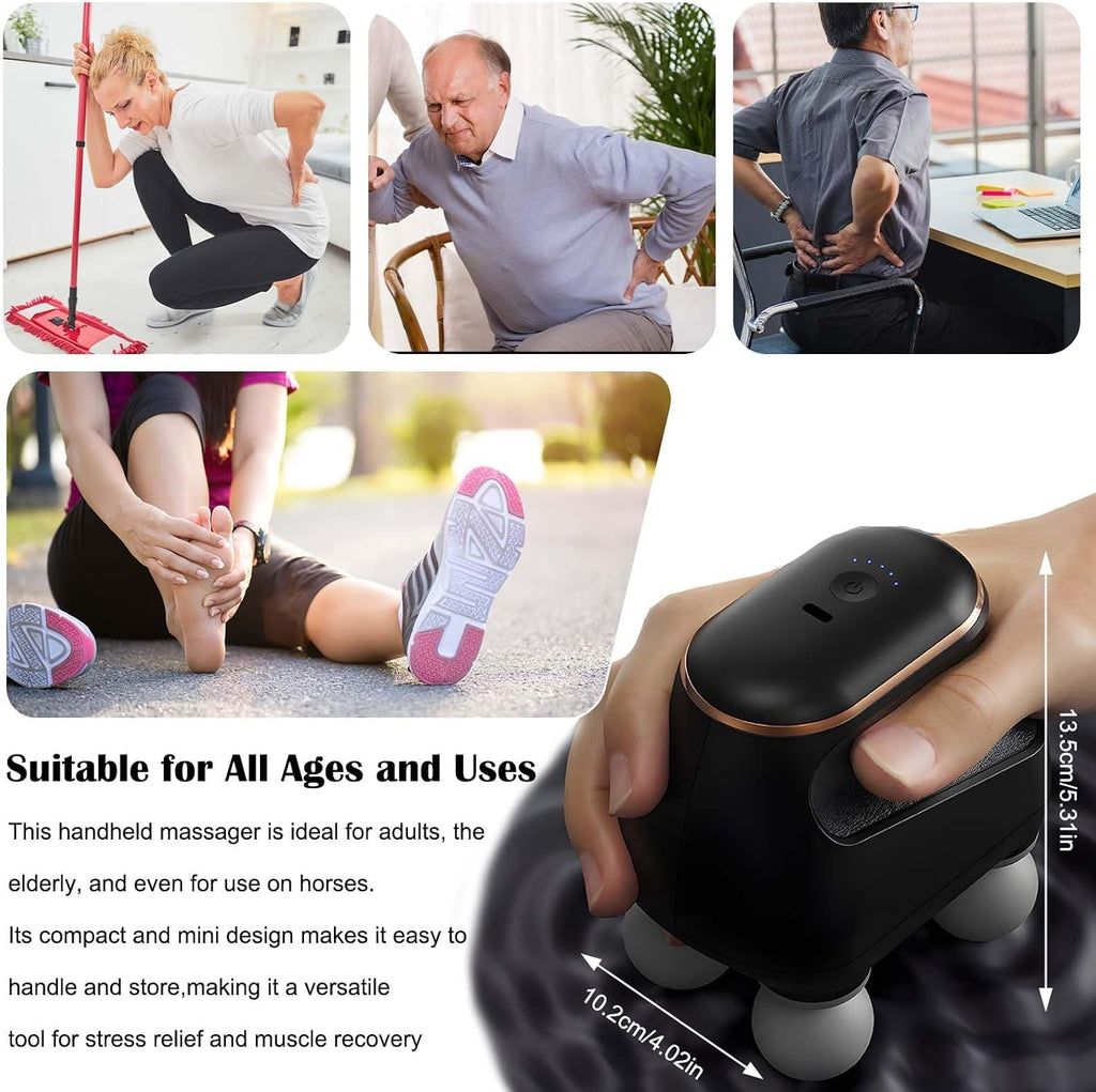 Propulse 4-Head Percussion Massage Gun – Deep Tissue Muscle Recovery