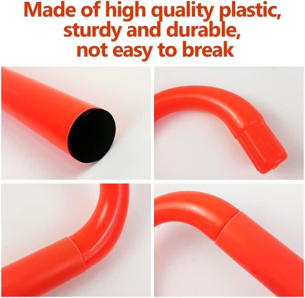 4-Pack Detachable Agility Hurdles – Soccer & Speed Training Equipment