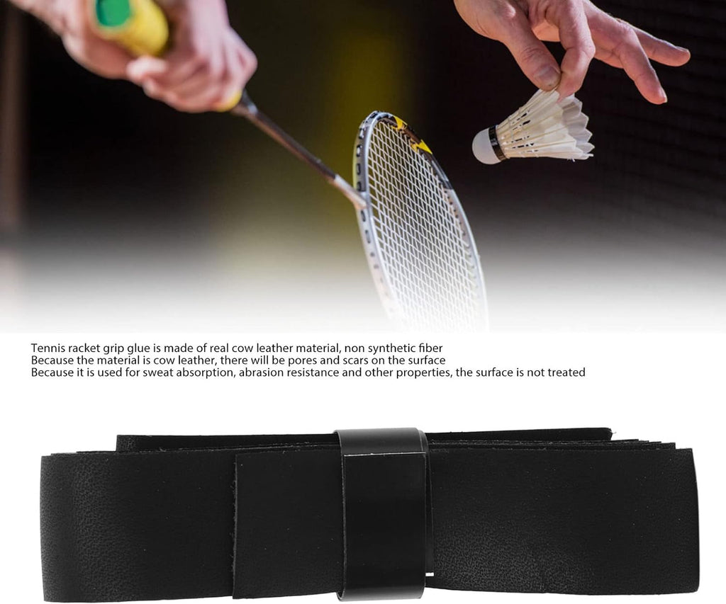 Leather Racket Overgrip Tape – Sweat-Absorbing Comfort Grip