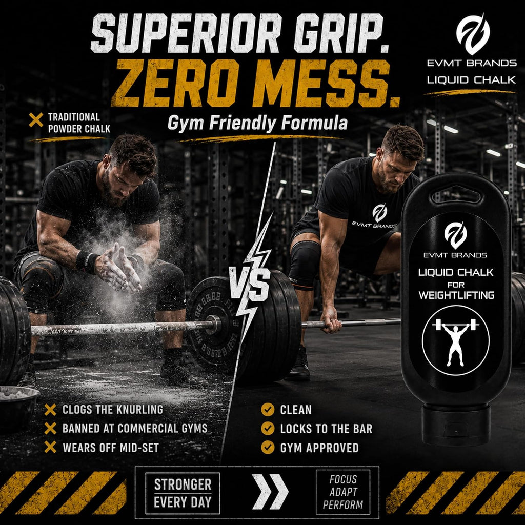 Liquid Chalk Grip Bottle for Weightlifting & Rock Climbing