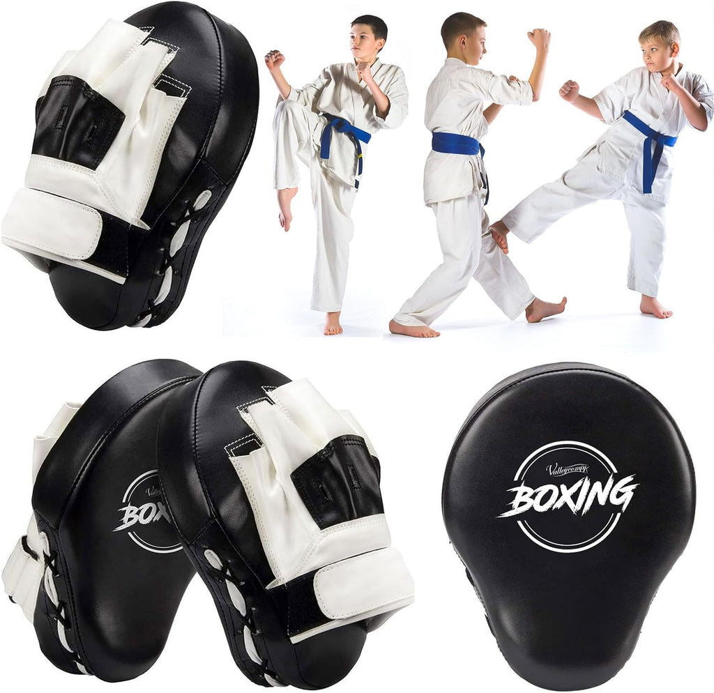 Curved Focus Mitts – Boxing & MMA Training Punching Pads