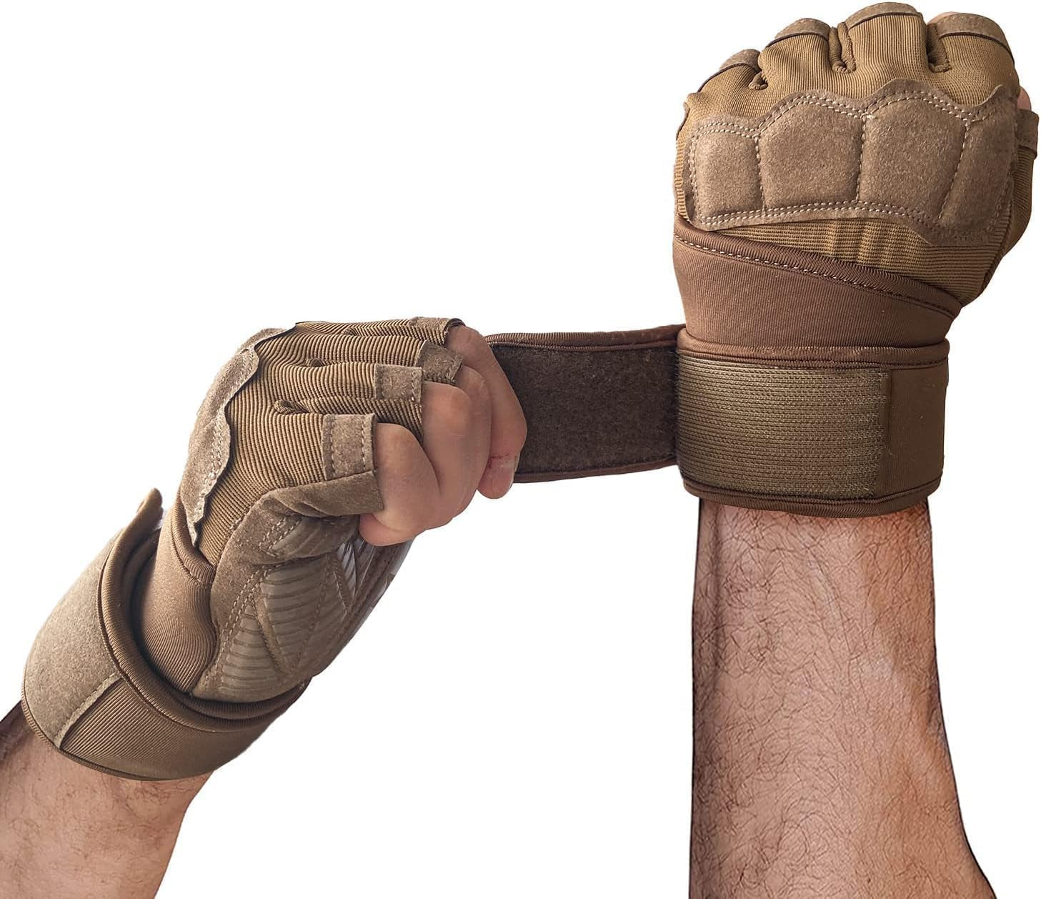 Anti-Slip Weightlifting Gloves with Wrist Wrap Support