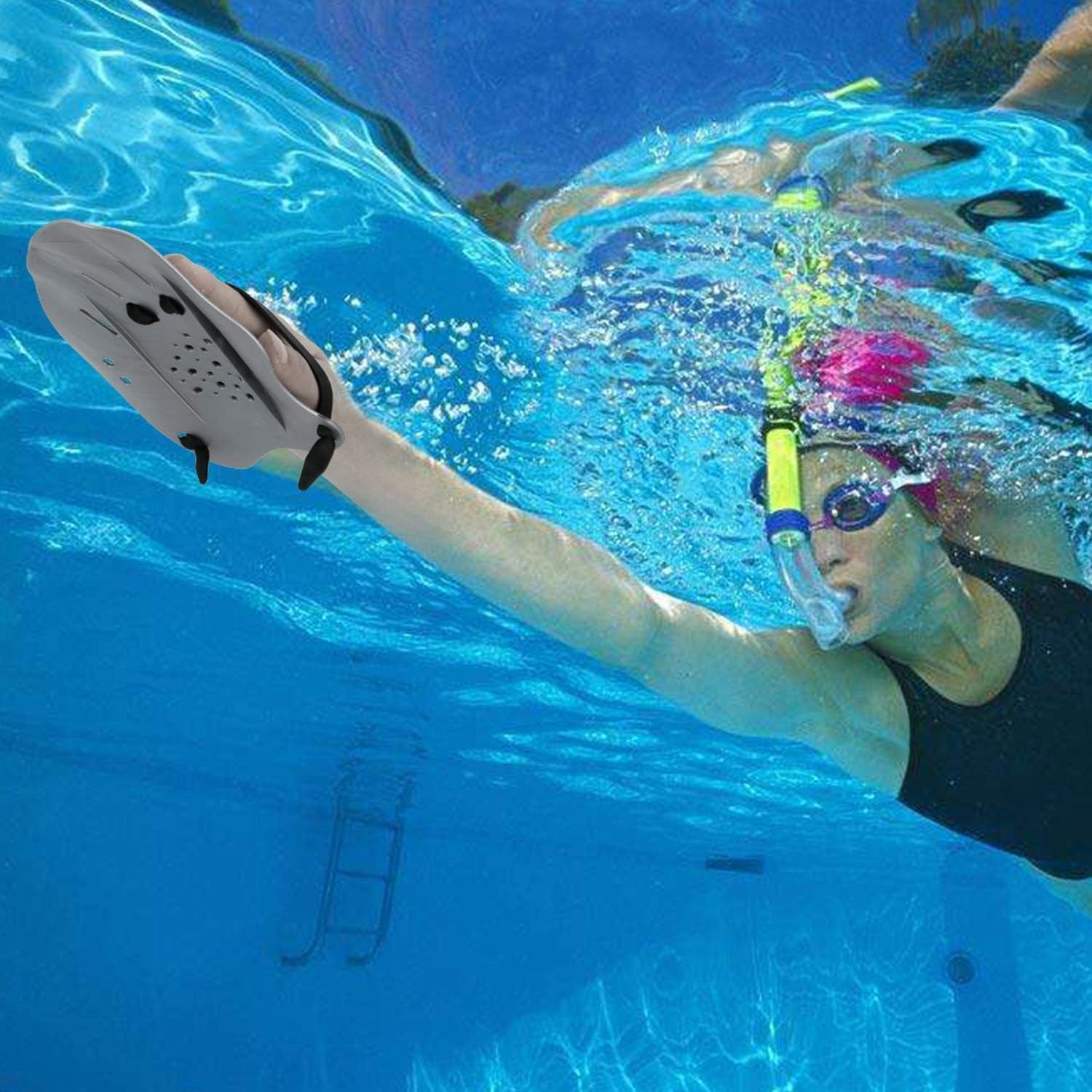 Swim Training Hand Paddles – Adjustable Resistance for Faster Strokes