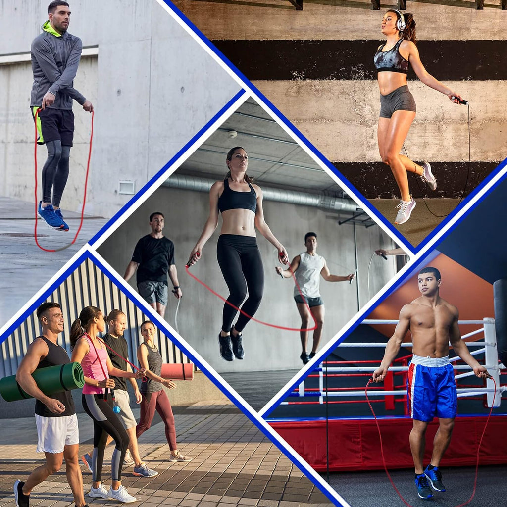 1Lb Weighted Jump Rope – Non-Slip Handles for Outdoor Cardio & Boxing