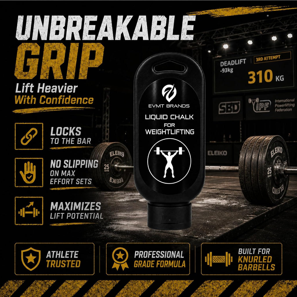 Liquid Chalk Grip Bottle for Weightlifting & Rock Climbing