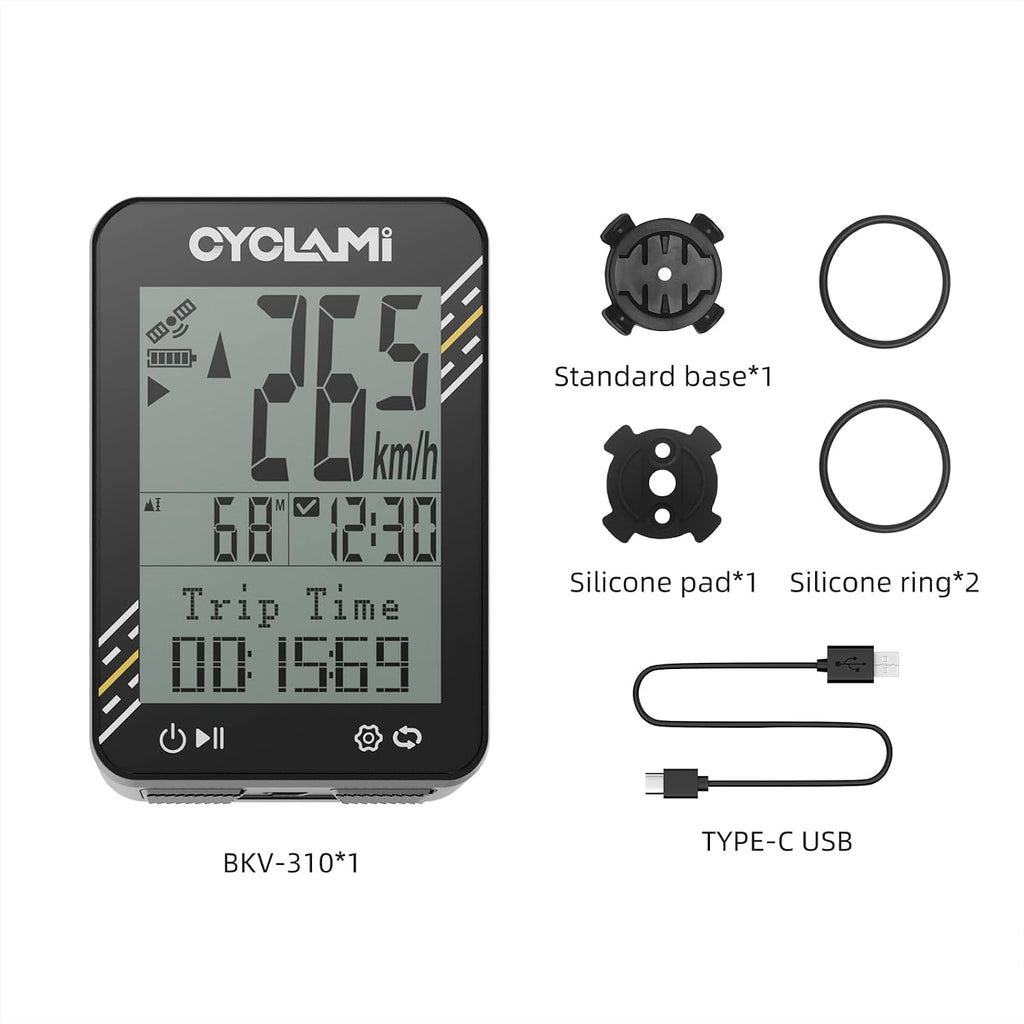 GPS Bike Computer – Wireless Speedometer & Odometer for Cyclists