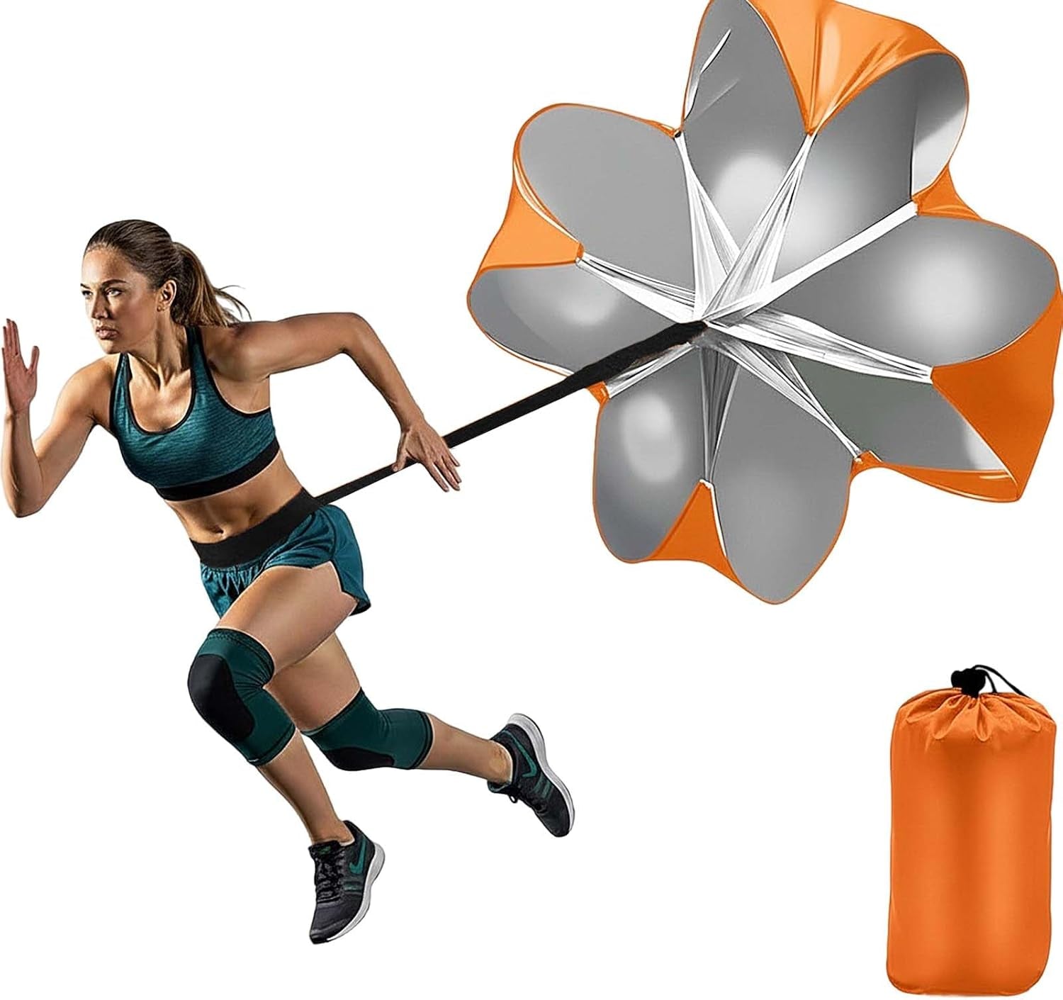 56-Inch Speed Training Parachute – Resistance Chute for Sprint Power