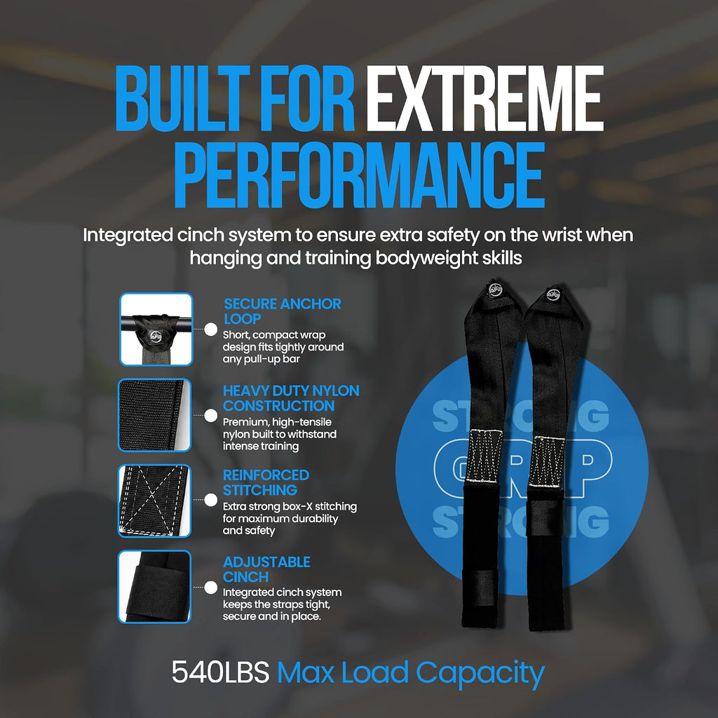 Premium Suspension Trainer Straps – Full-Body Bodyweight Workout System
