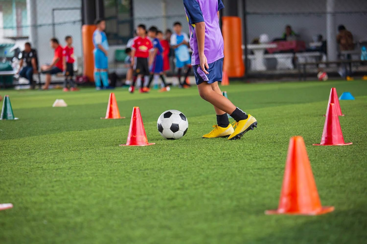 9-Inch Agility Training Cones (Set of 10) – Soccer & Speed Drill Markers