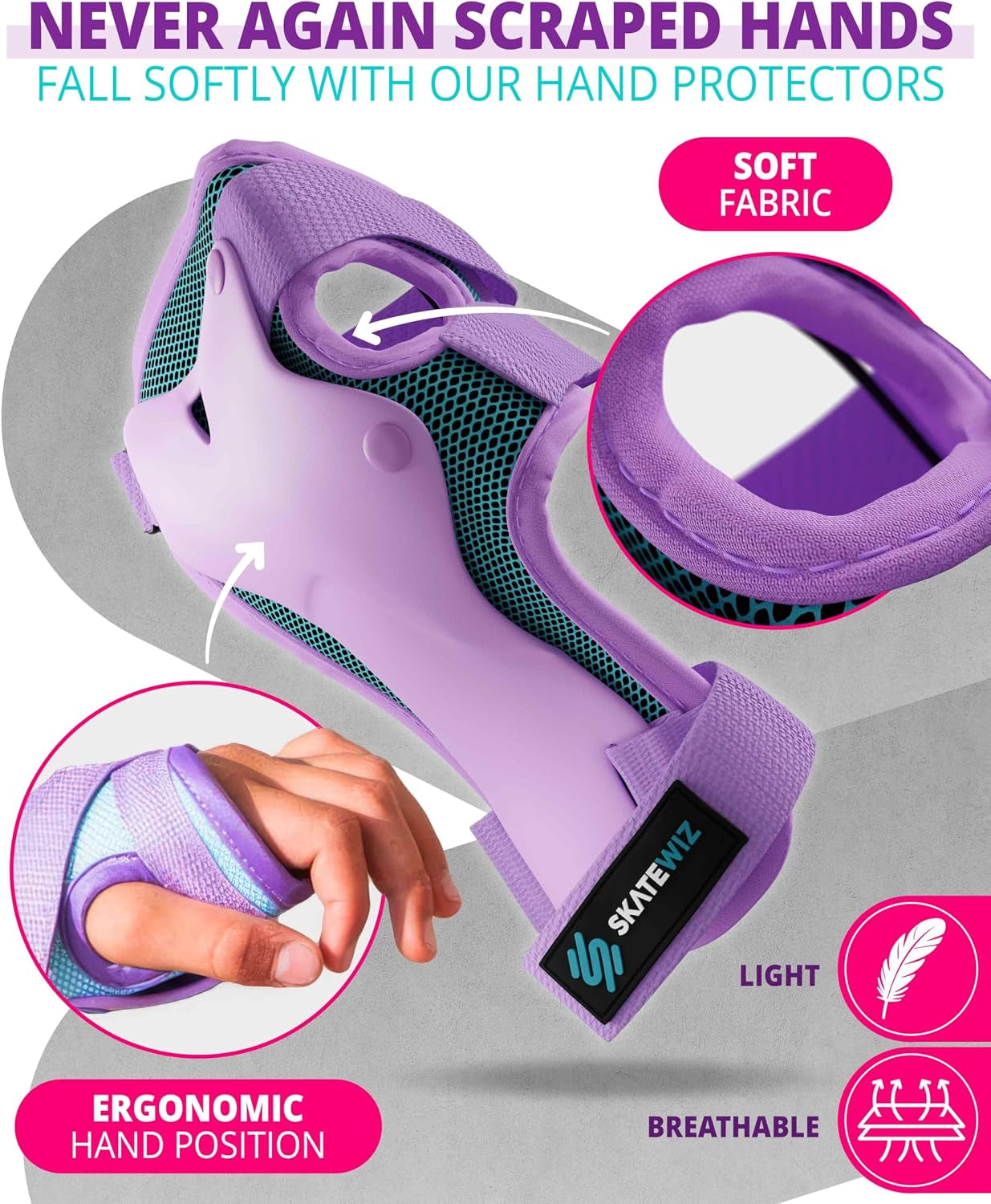 6-Piece Skate Protective Gear Set – Knee, Elbow & Wrist Guards