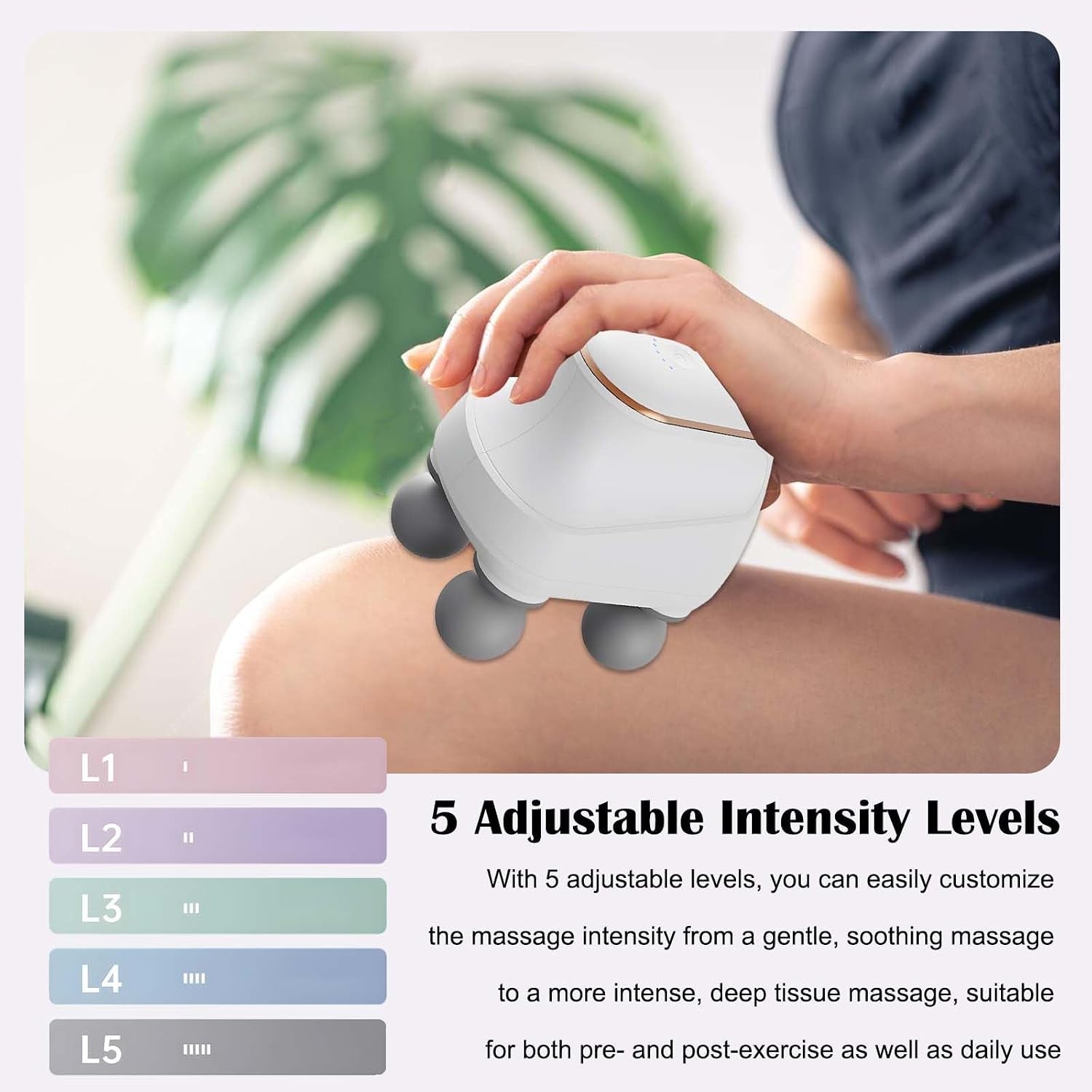 Propulse 4-Head Percussion Massage Gun – Deep Tissue Muscle Recovery