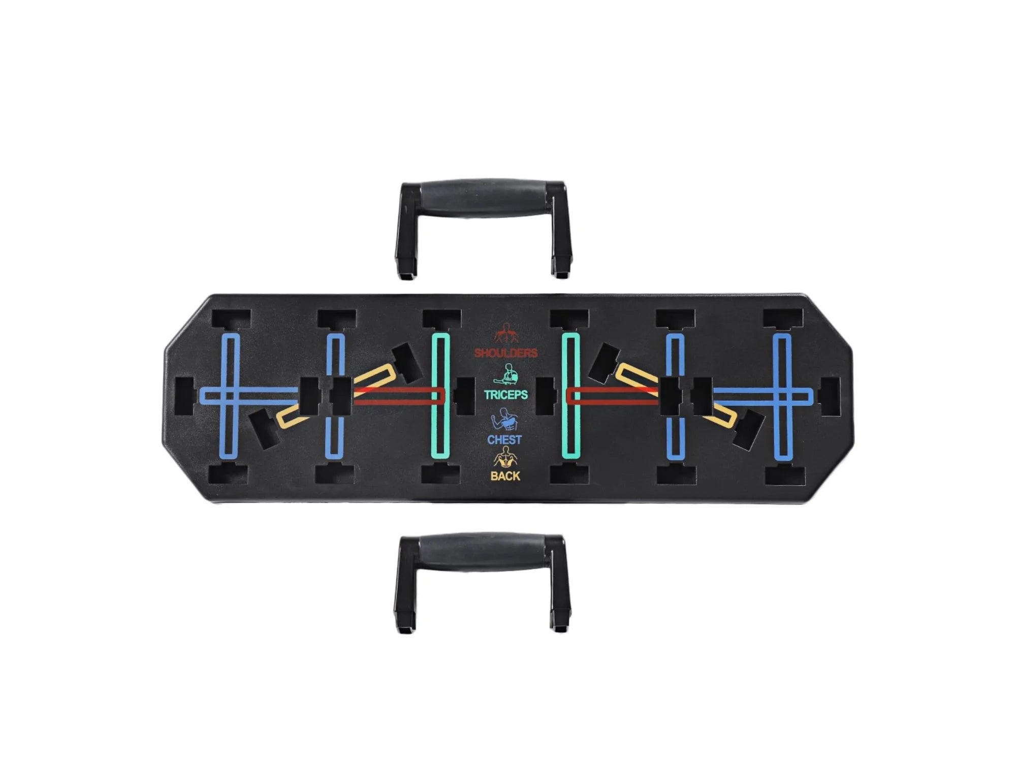 10 in 1 Push up Rack Board System Fitness Workout Train Gym Exercise