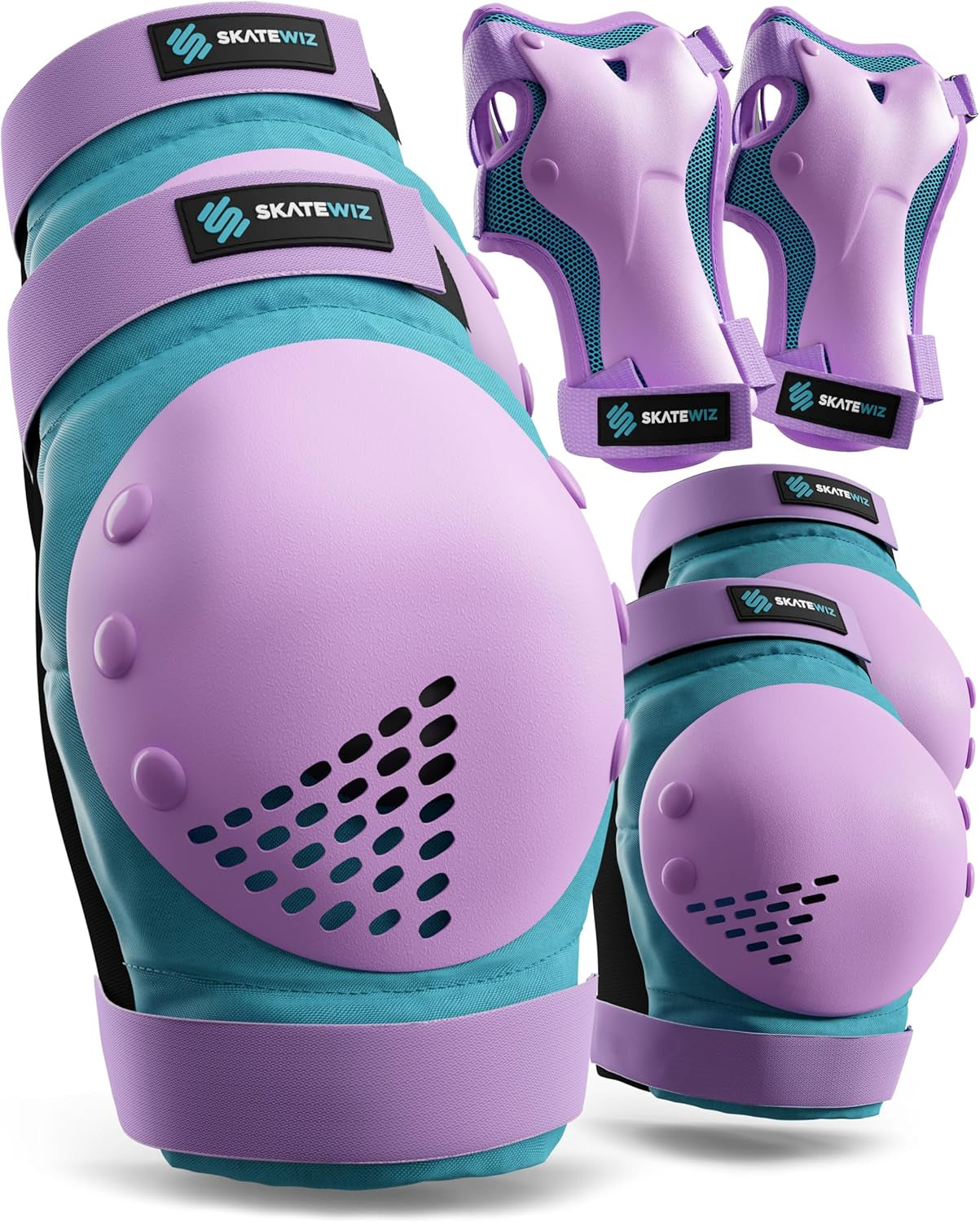 6-Piece Skate Protective Gear Set – Knee, Elbow & Wrist Guards