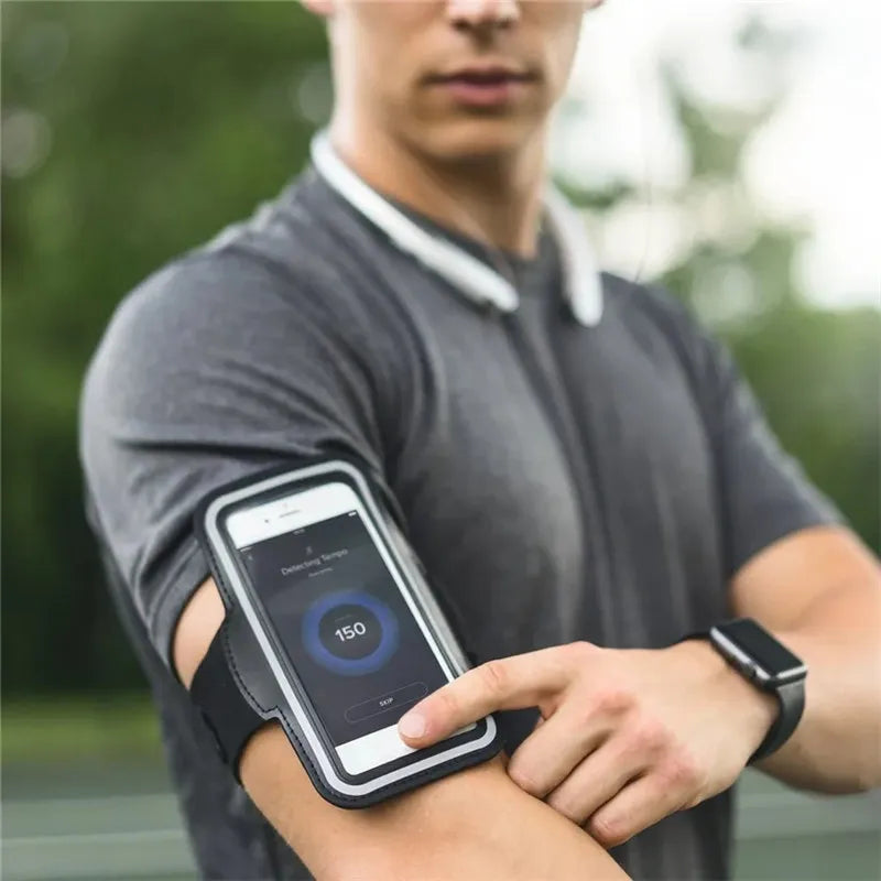 Waterproof Sport Running Armband – Universal Phone Holder for Workouts