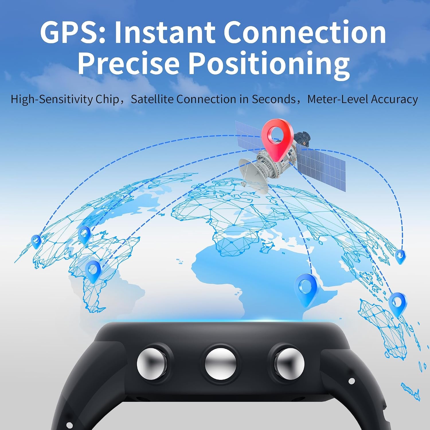 Budget GPS Running Watch with Pace, Distance & Calorie Tracker
