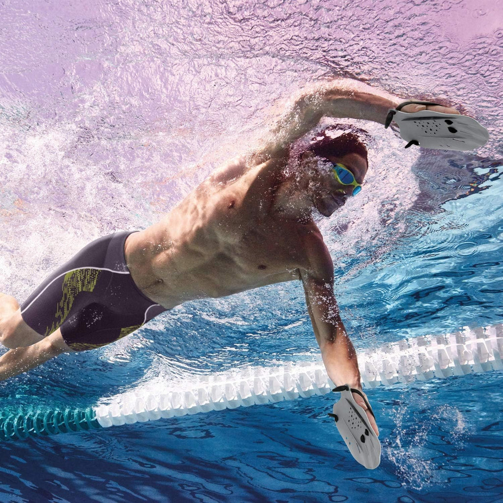 Swim Training Hand Paddles – Adjustable Resistance for Faster Strokes