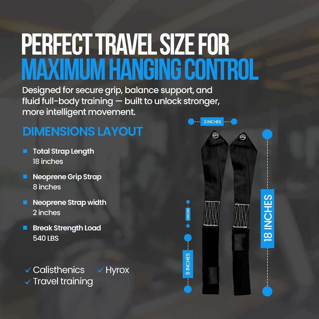 Premium Suspension Trainer Straps – Full-Body Bodyweight Workout System