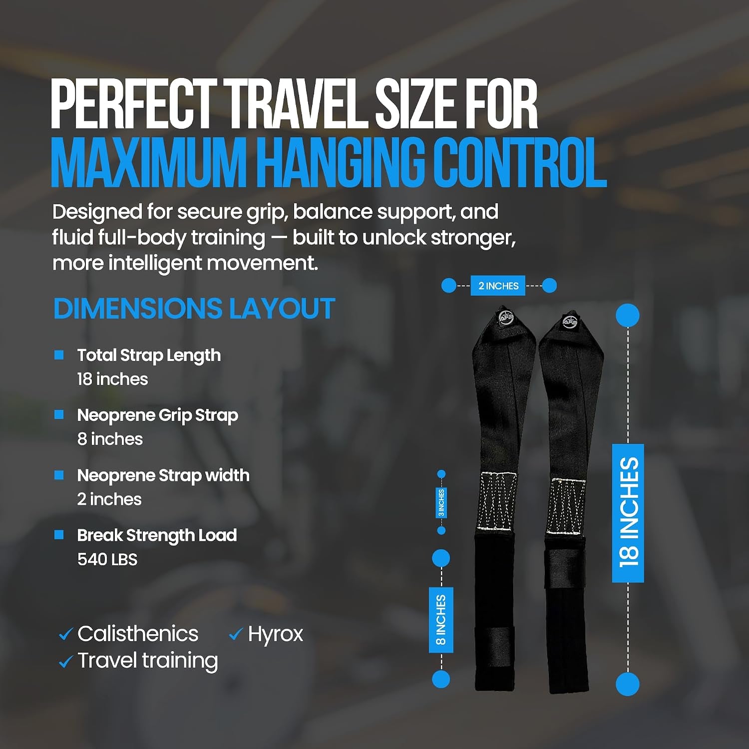 Premium Suspension Trainer Straps – Full-Body Bodyweight Workout System