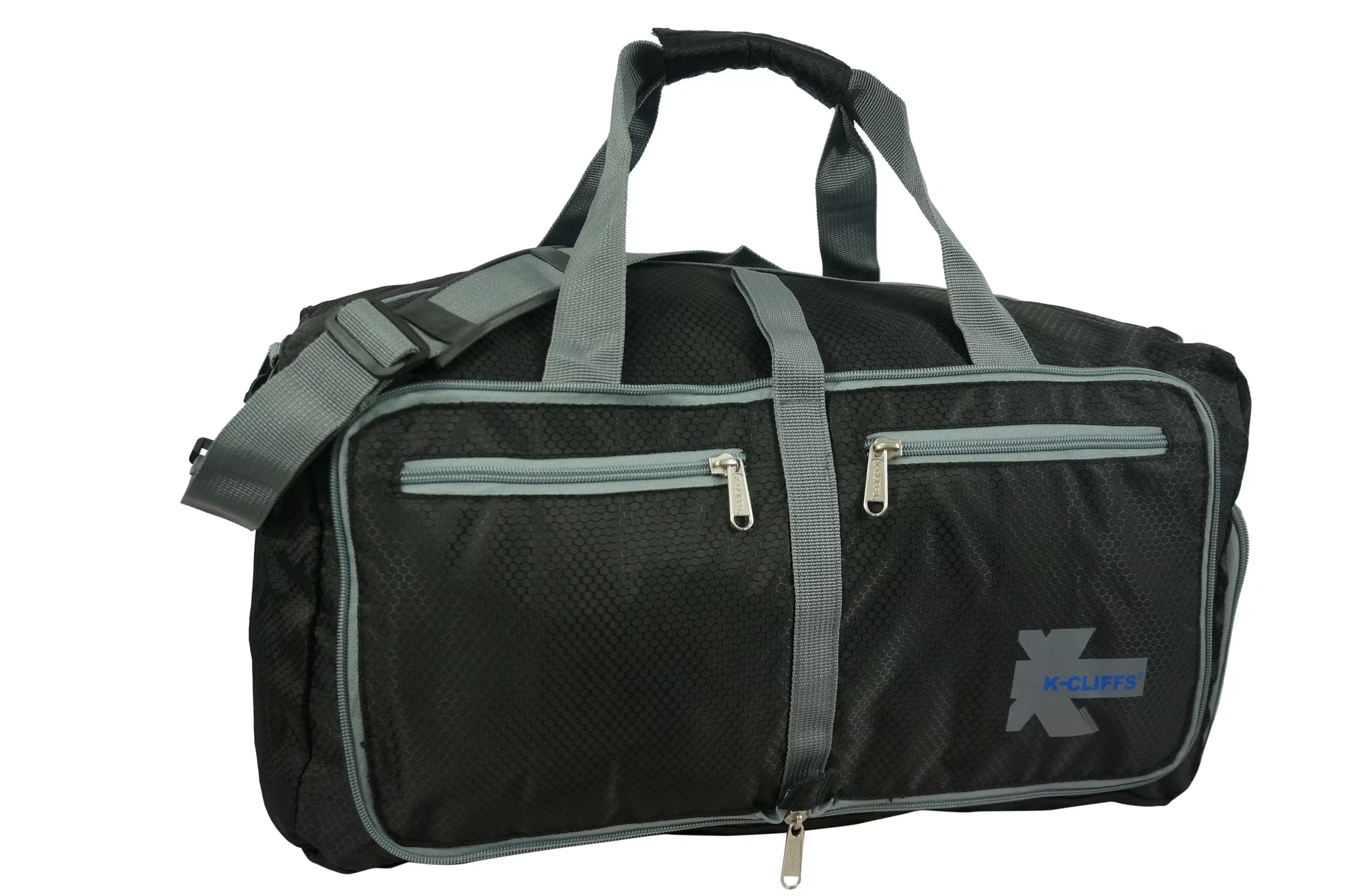 Foldable Gym Duffel Bag with Shoe Compartment – 28In Sports Travel Bag