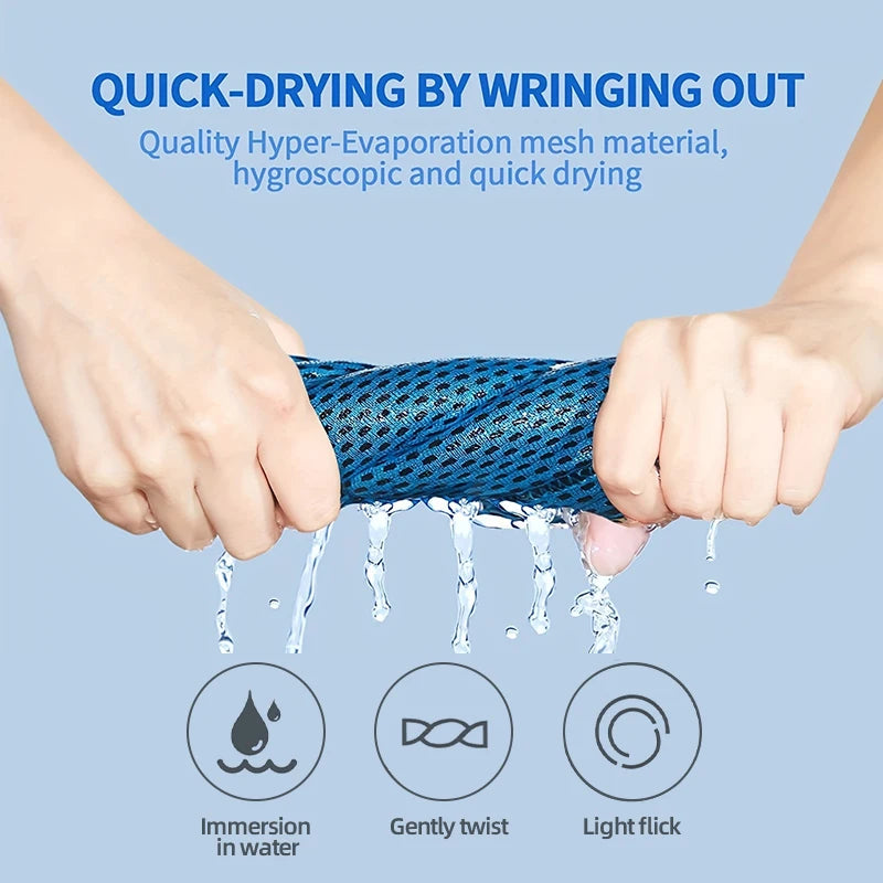 Instant Cooling Sports Towel – Sweat-Wicking Quick-Dry Chill Cloth
