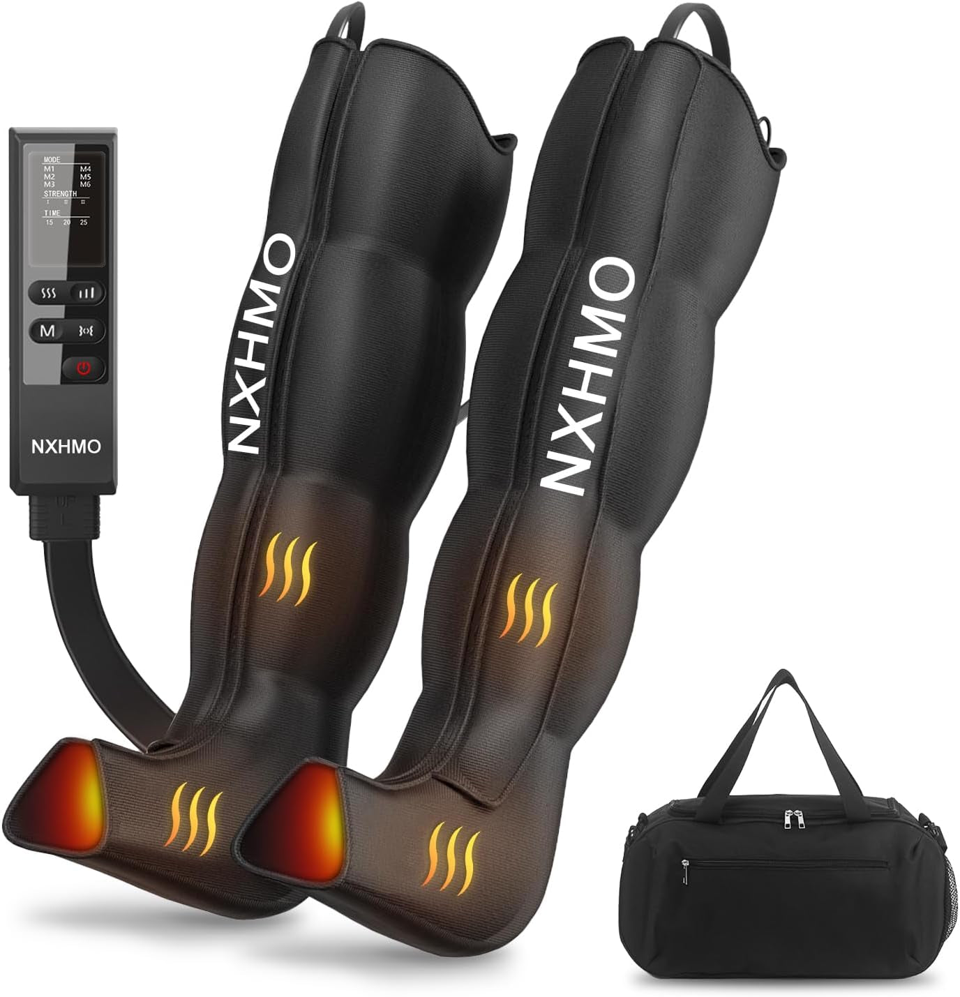 Sequential Air Compression Recovery Boots – Heat & Massage for Legs