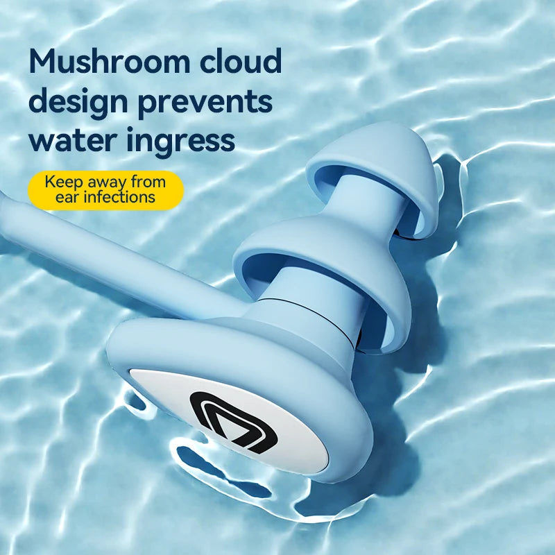 Waterproof Swim Earplug & Nose Clip Set – Silicone Ear Protection