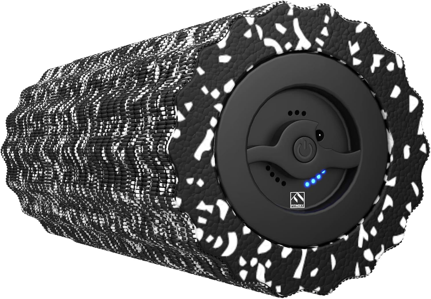 4-Speed Vibrating Foam Roller – Rechargeable Deep Muscle Massager