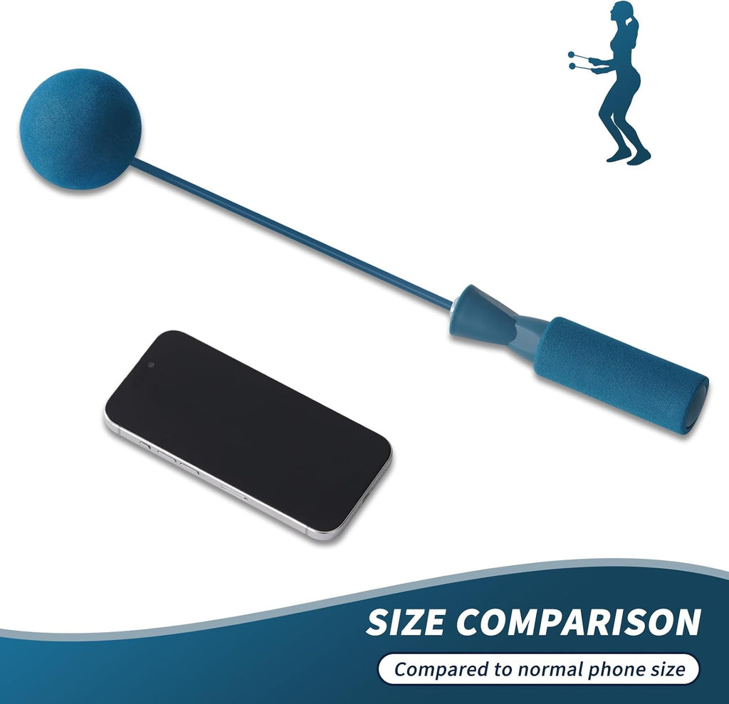 Cordless Weighted Jump Rope – Ropeless Cardio Workout Anywhere