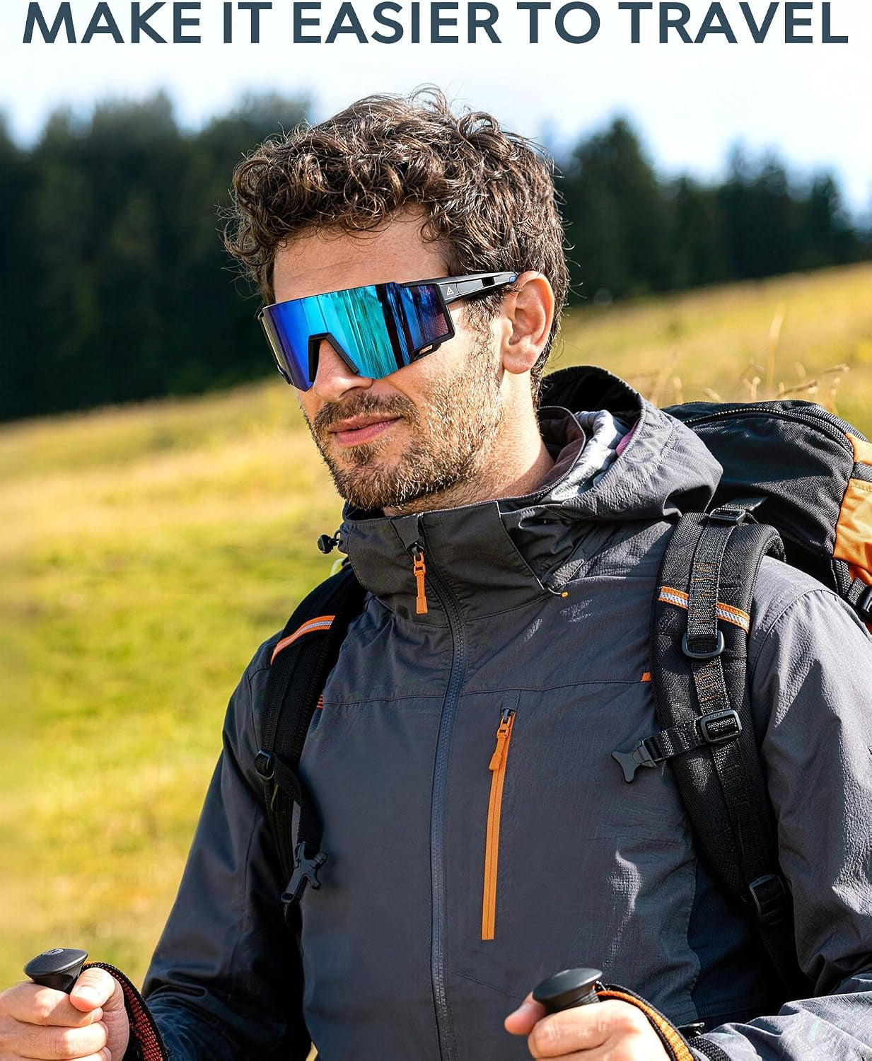 UV400 Polarized Sport Sunglasses – Lightweight Frame for Running & Cycling
