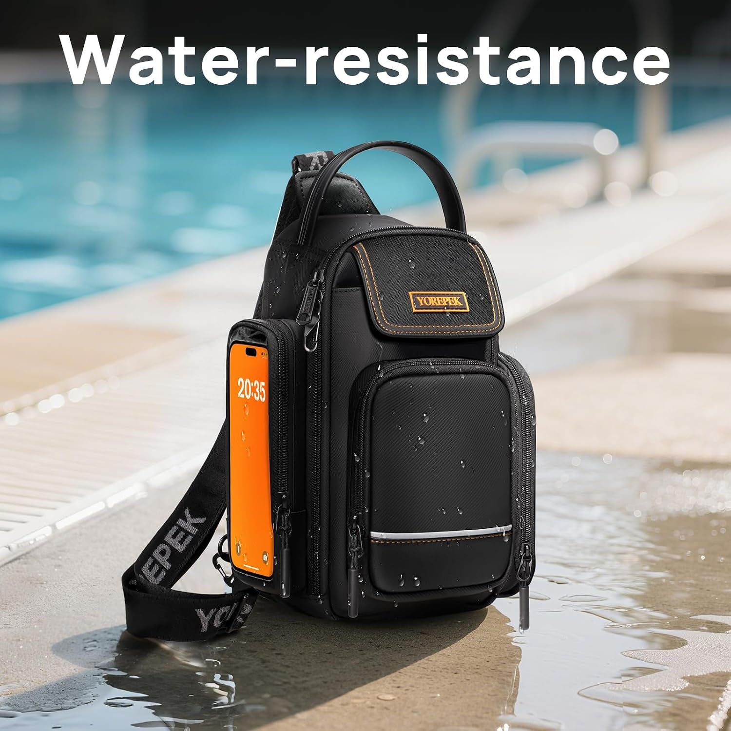Magnetic Insulated Gym Bottle Carrier with Phone Pouch