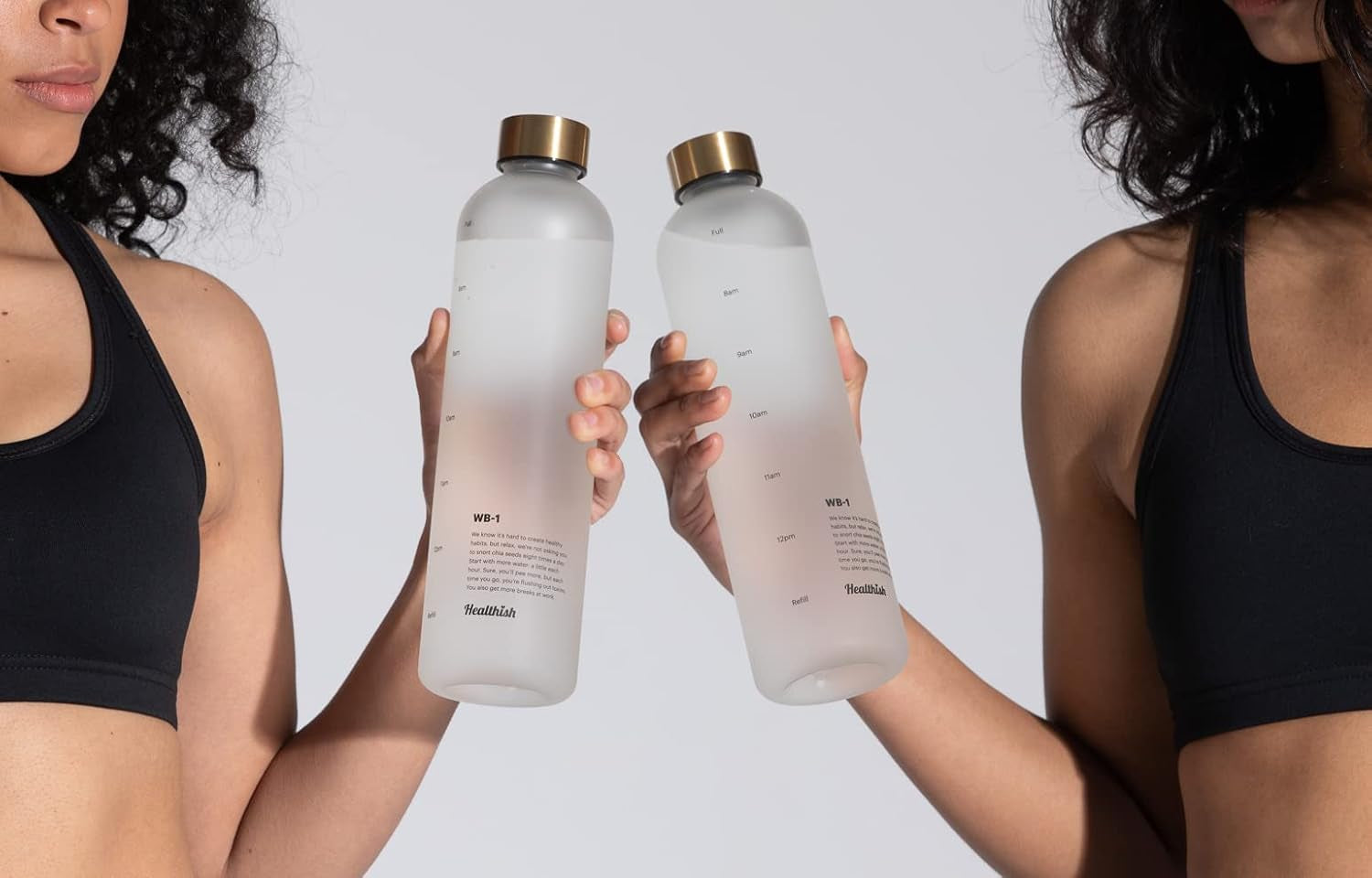 Motivational Time-Marked Water Bottle for All-Day Hydration