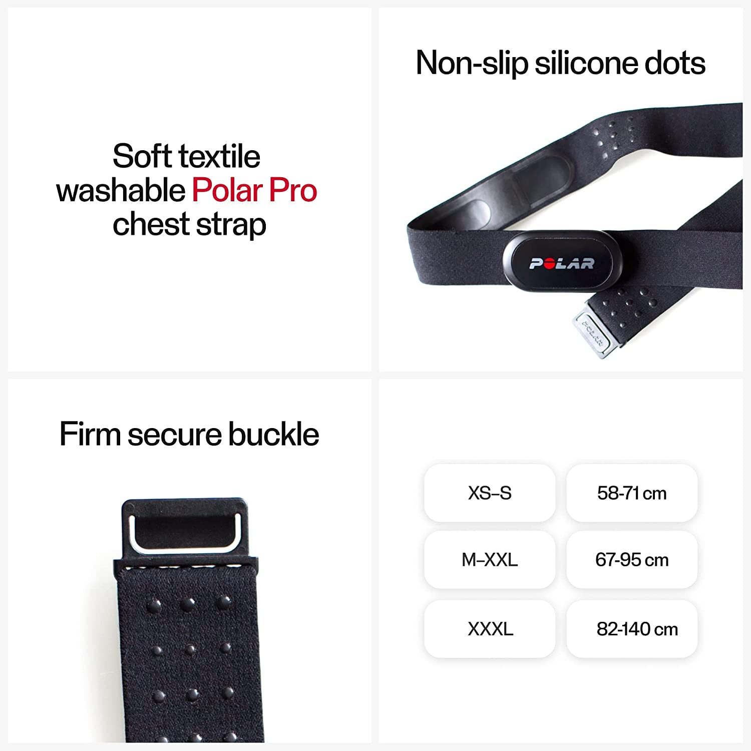 Pro Heart Rate Monitor Chest Strap for Accurate Training