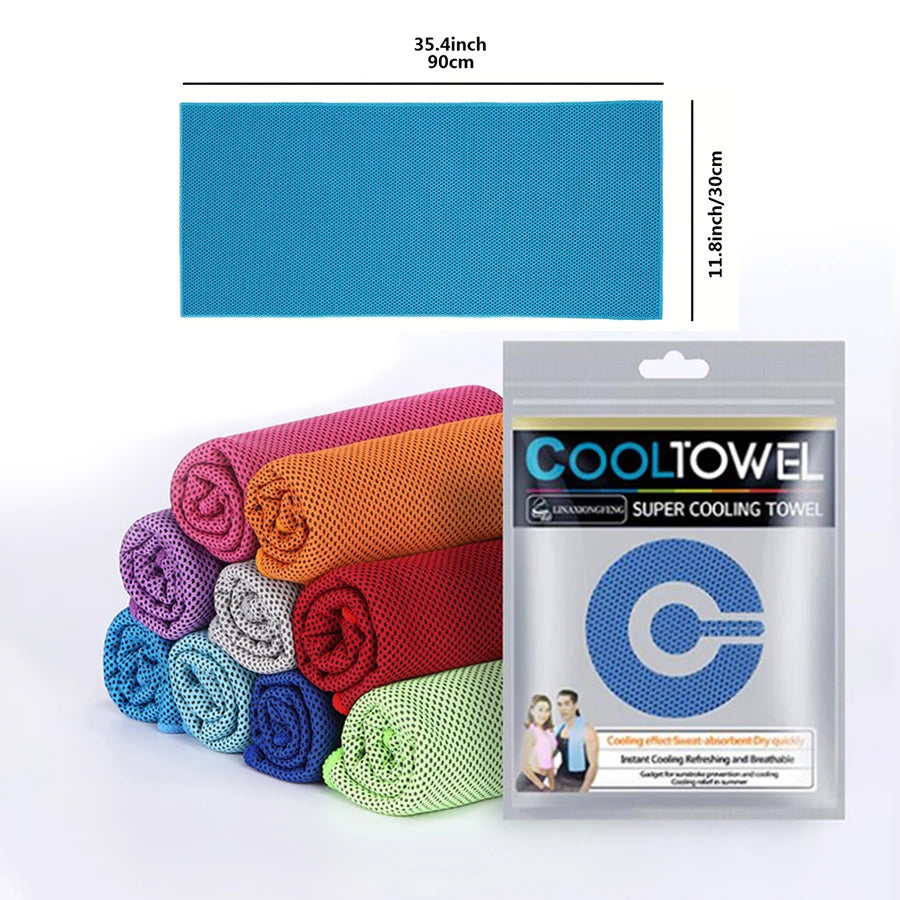 Instant Cooling Sports Towel – Sweat-Wicking Quick-Dry Chill Cloth