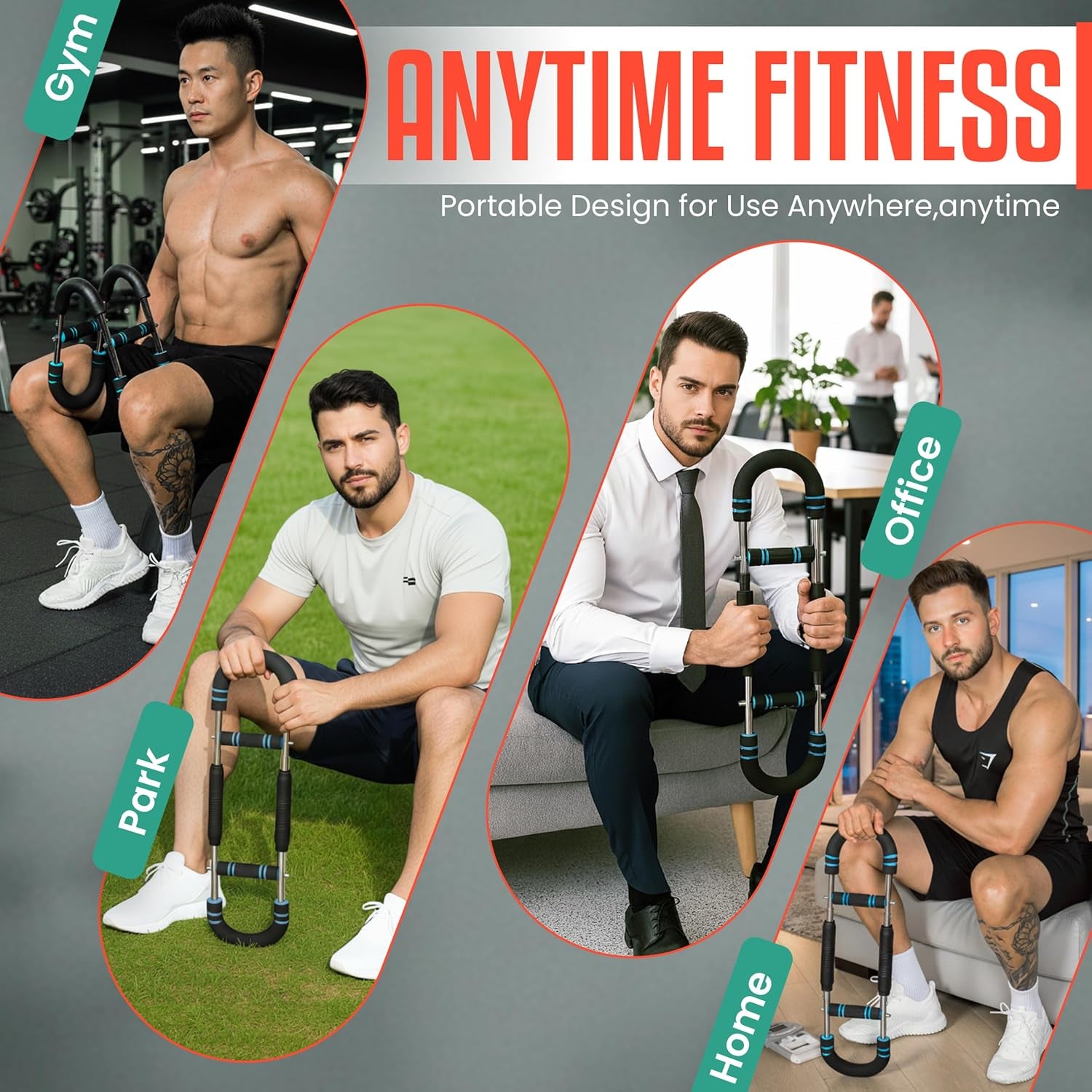 Adjustable Spring Twister Arm Trainer – Chest & Arm Strength Exerciser