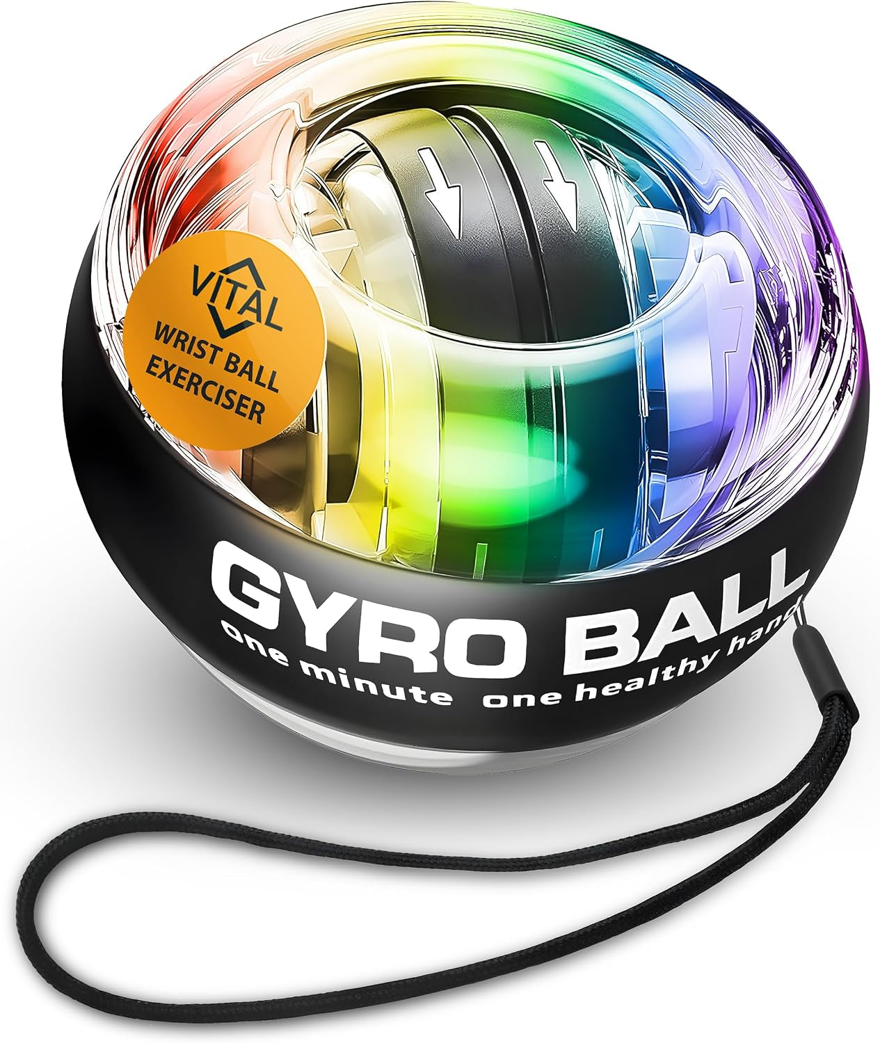 Gyroscopic Wrist Ball Forearm & Grip Strength Trainer
